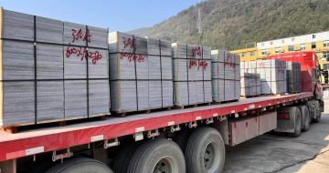 广东 芝麻灰地铺石出货日常