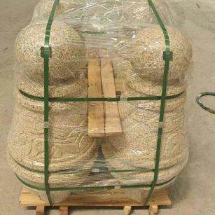 广东 黄金麻异形定制雕花——棒棒糖挡车柱