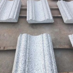 广东 白麻花岗岩光面别墅线条