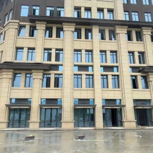 广东 黄金麻花岗岩荔枝面小区外墙干挂