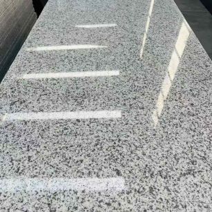 广东 白麻花岗岩光面毛板