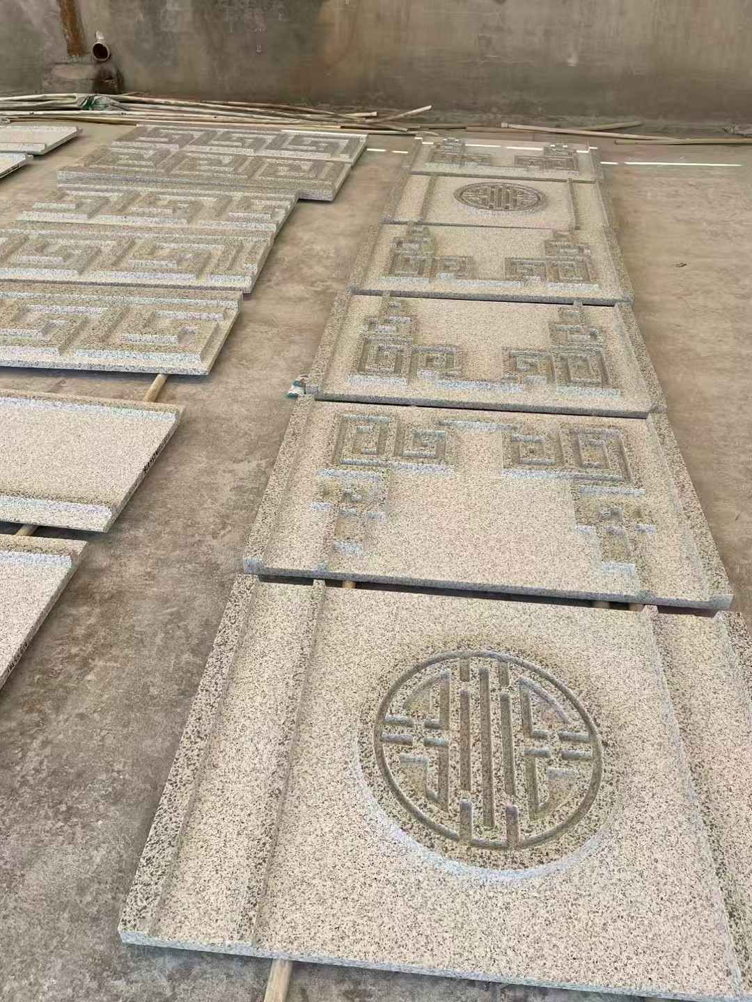 广东 白麻花岗岩外墙立面雕刻板