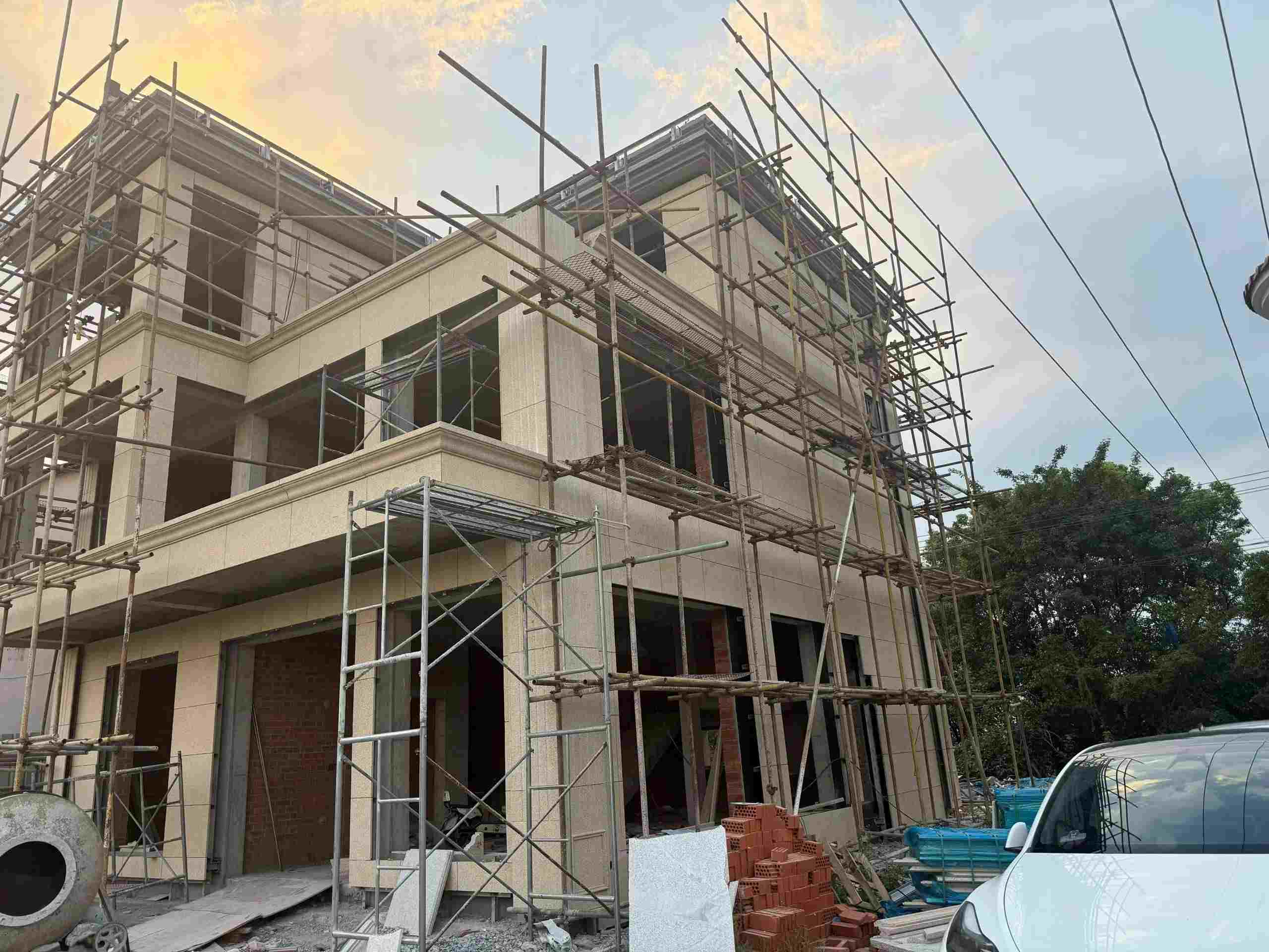 广东 黄金麻荔枝面花岗岩外墙干挂