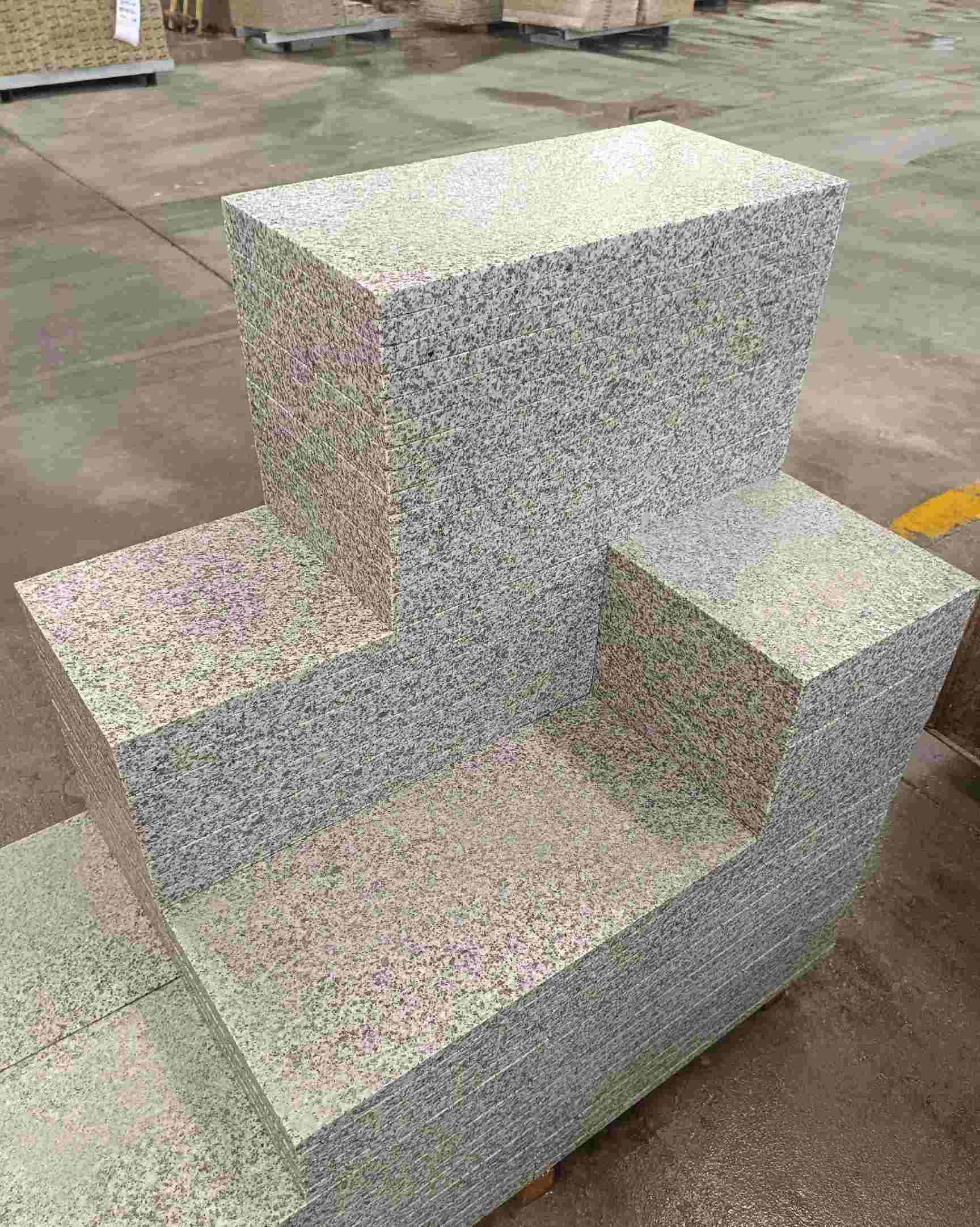 广东 白麻花岗岩荔枝面地铺石