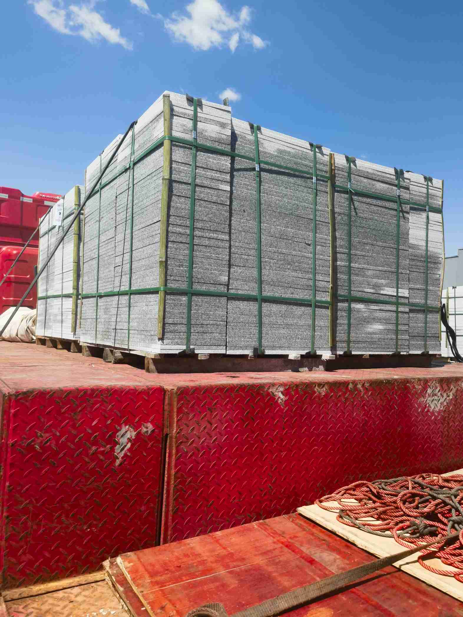 广东 芝麻白火烧规格板地铺石300*600/600*600