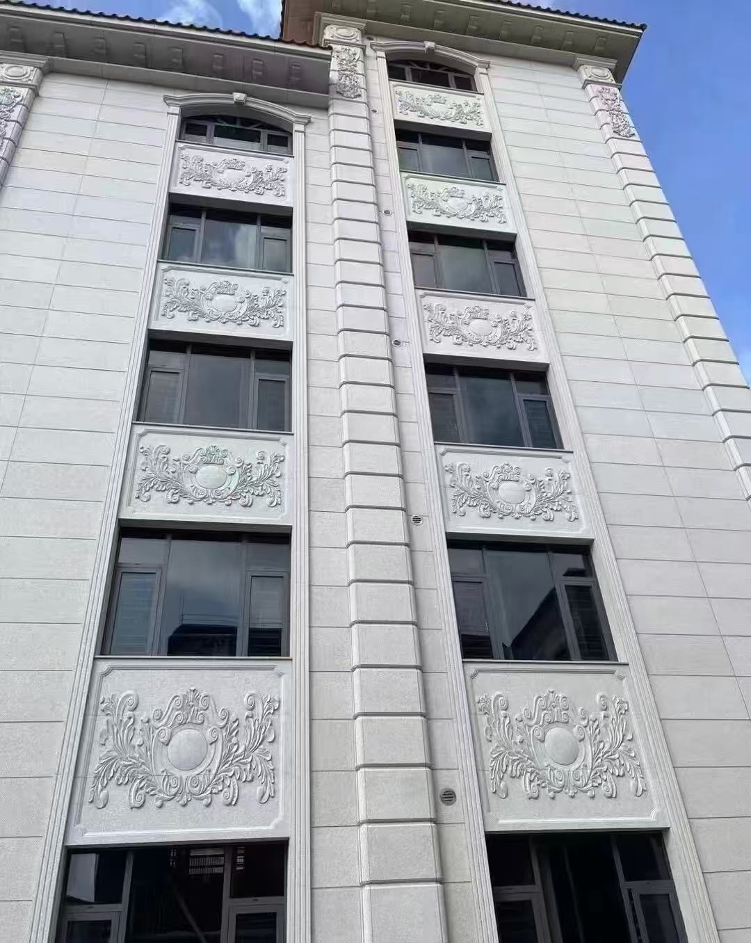 广东 白麻荔枝面花岗岩别墅外墙干挂