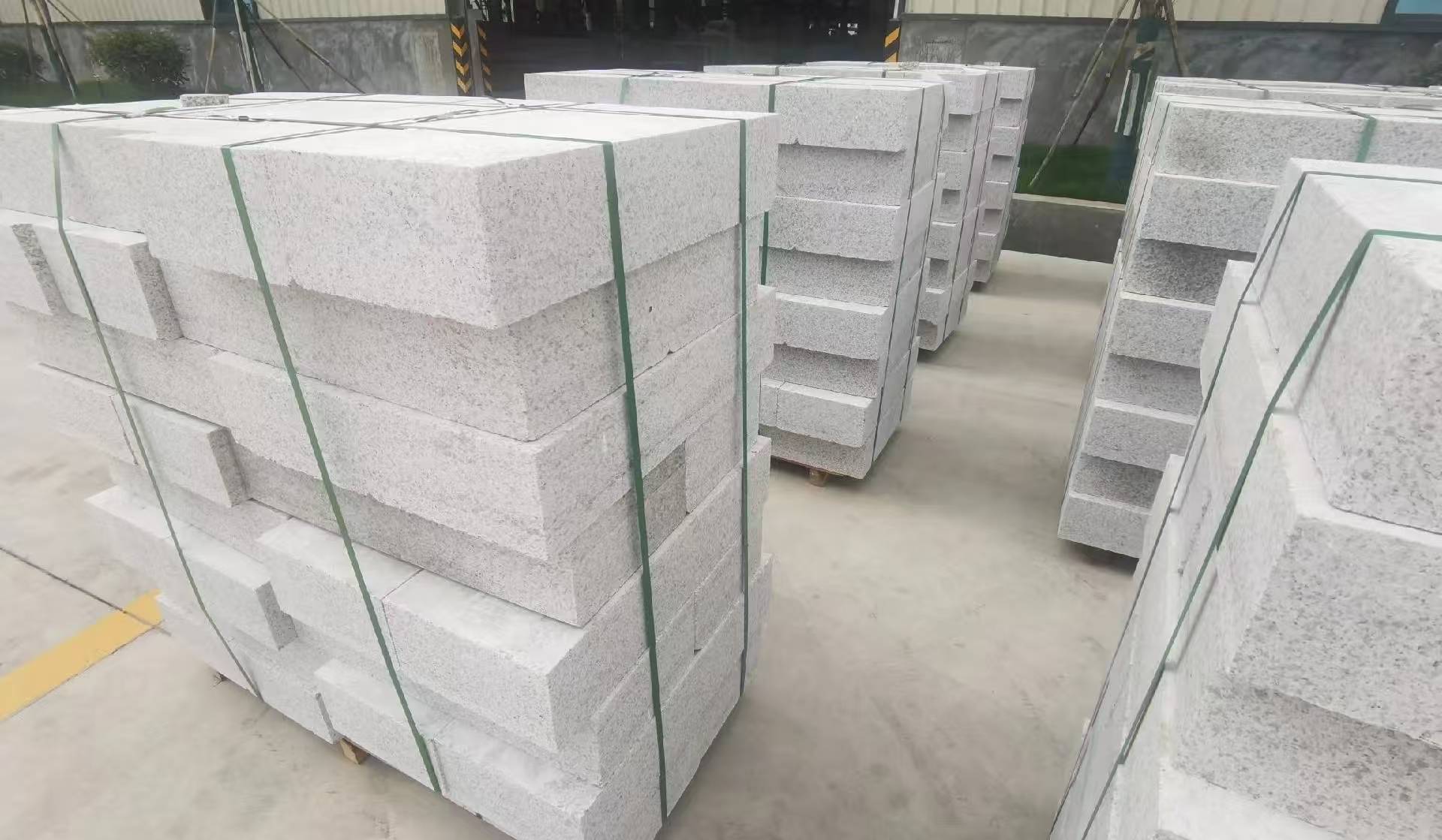 广东 白麻花岗岩路沿石，立缘石，平缘石，路牙石，道牙石，马路牙子等